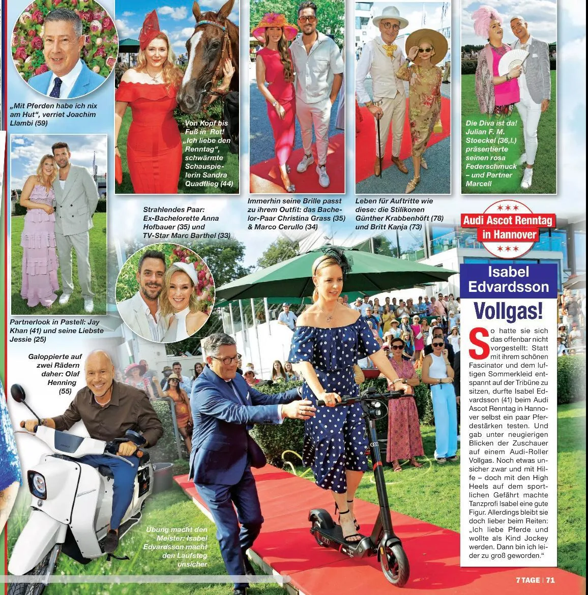 Ascot-Renntag Hannover: BILD.de zeigt Rolf Eisenmenger auf dem Roten Teppich